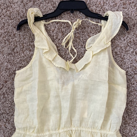 Anthropologie Cloth & Stone linen peplum tank NWT - Picture 4 of 7